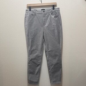Talbots Women’s Corduroy Jegging Gray Shimmering Pants, Size 10P